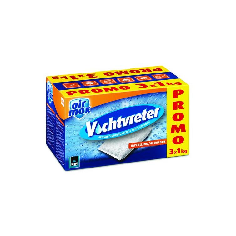 Bison Airmax vochtvreter navulling 3x1kg