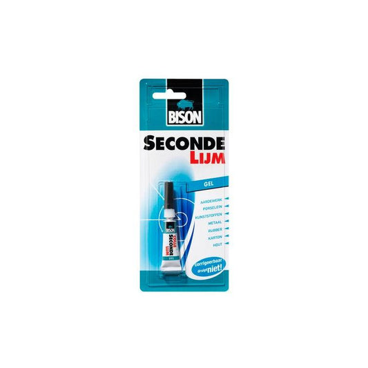 Bison secondenlijm 3gr