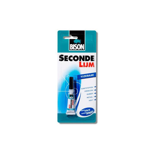 Bison secondenlijm 3gr