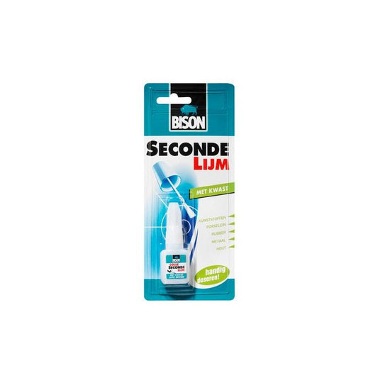 Bison secondenlijm 5gr