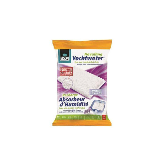 Bison vochtvreter Compact lavendel navulzak 450gr
